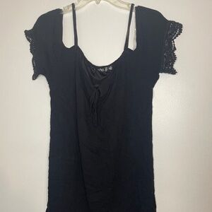Black Cold Shoulder Dress New without tags